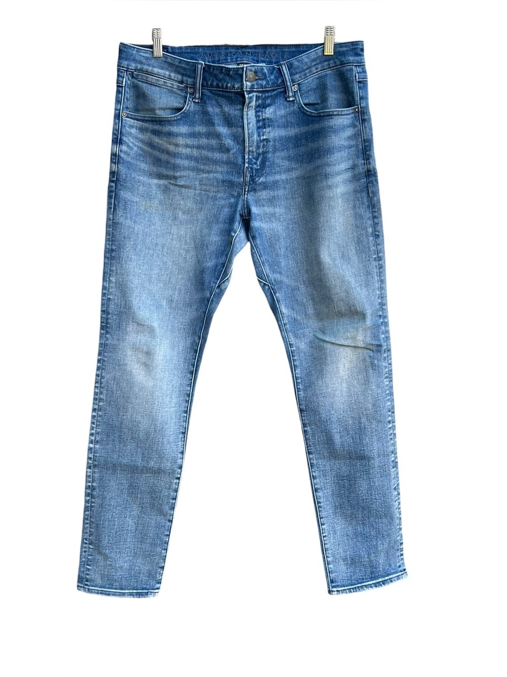 AMERICAN EAGLE 24/7 Athletic Skinny Jeans Sz 34x32
